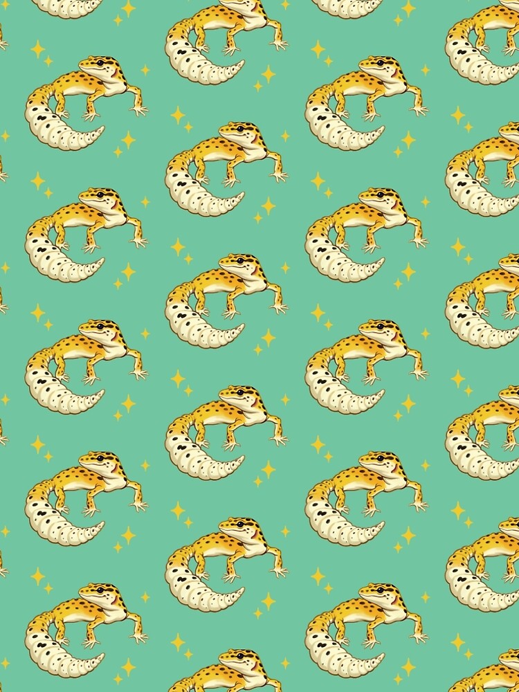 drawstring gecko pattern print