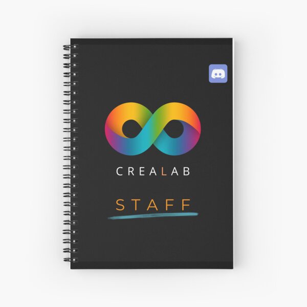 Item preview, CreaLab Discord Server Staff (with Discord symbol) designed and sold by NewHumansDesign.
