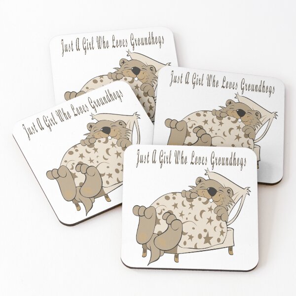 Item preview, Just A Girl Who Loves Groundhogs designed and sold by Soudesign99.