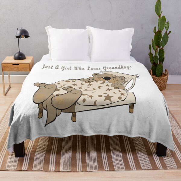 Item preview, Just A Girl Who Loves Groundhogs designed and sold by Soudesign99.