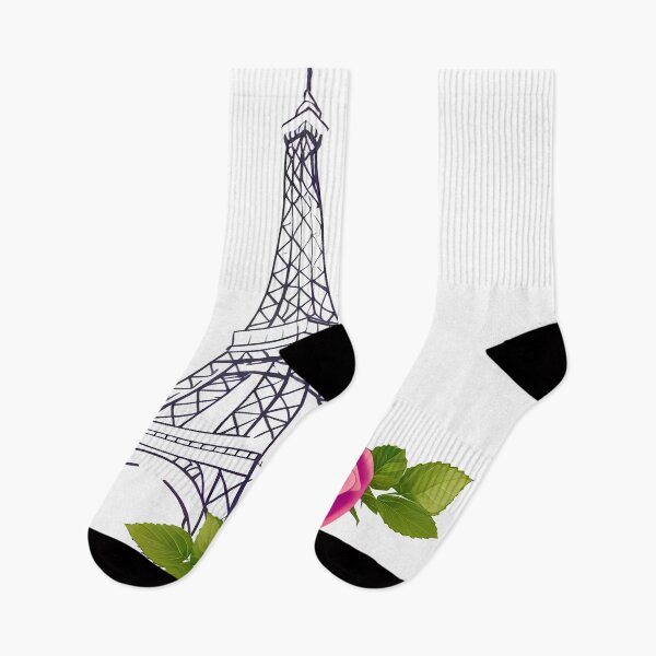 Item preview, Parisian Pink Rose and the Iconic Eiffel Tower Gift designed and sold by TMelonShop.
