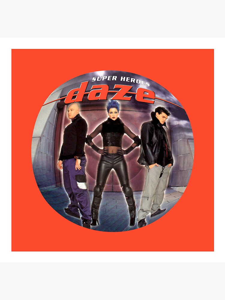 Daze Super heroes Pin Badge by bubblegumdancer