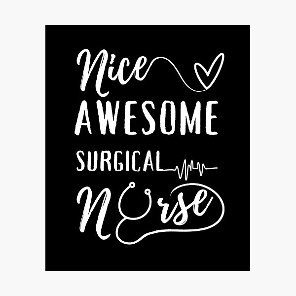 Item preview,  Nice Naughty Awesome Surgical Nurse designed and sold by Reddiamond3 ⭐⭐⭐⭐⭐.