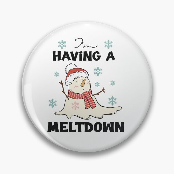Item preview, Snowman Meldown Sticker designed and sold by csdesignco.