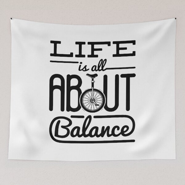 Item preview, Life Is All About Balance Unicycle Unicyclist  designed and sold by jaygo.