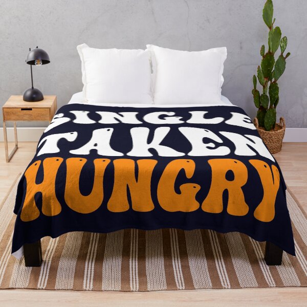 Item preview, Single Taken Hungry - Funny Valentines Day- Valentines Day 2023 designed and sold by Luvjesus2.