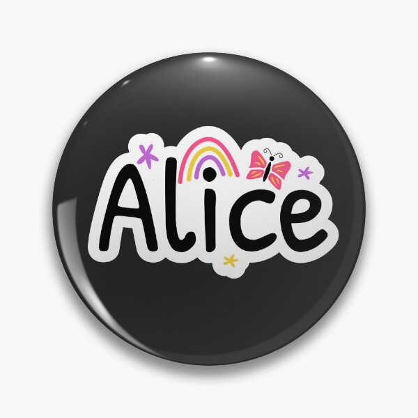 Item preview, Alice name cute design designed and sold by BrightLightArts.