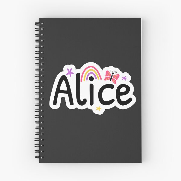Item preview, Alice name cute design designed and sold by BrightLightArts.