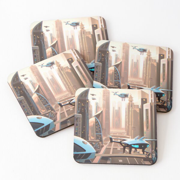 Item preview, Dubai City -  A City in Motion with Special Flying Vehicles and Illuminated Streets designed and sold by WBP Mart.