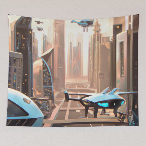 Item preview, Dubai City -  A City in Motion with Special Flying Vehicles and Illuminated Streets designed and sold by WBP Mart.
