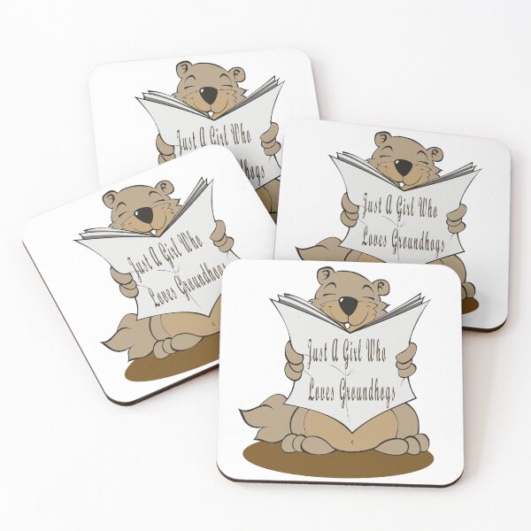 Item preview, Just A Girl Who Loves Groundhogs designed and sold by Soudesign99.