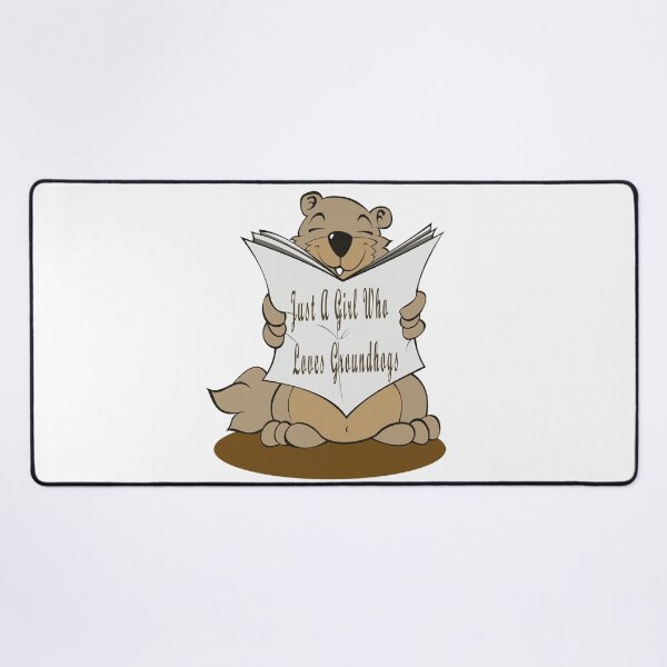 Item preview, Just A Girl Who Loves Groundhogs designed and sold by Soudesign99.