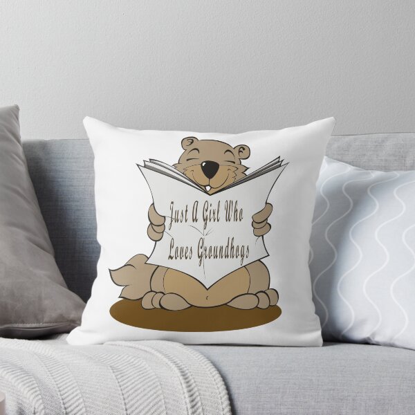 Item preview, Just A Girl Who Loves Groundhogs designed and sold by Soudesign99.