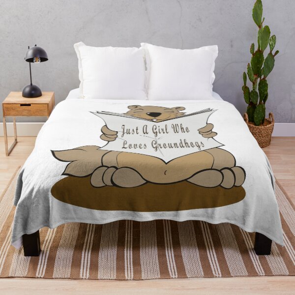 Item preview, Just A Girl Who Loves Groundhogs designed and sold by Soudesign99.
