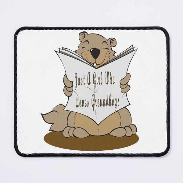Item preview, Just A Girl Who Loves Groundhogs designed and sold by Soudesign99.