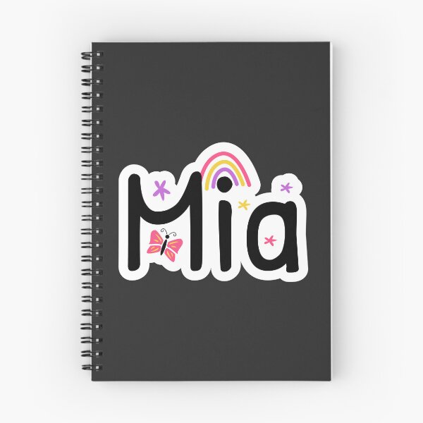 Item preview, Mia name cute design designed and sold by BrightLightArts.
