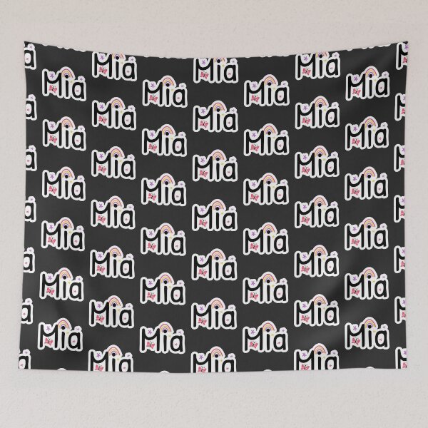 Item preview, Mia name cute design designed and sold by BrightLightArts.