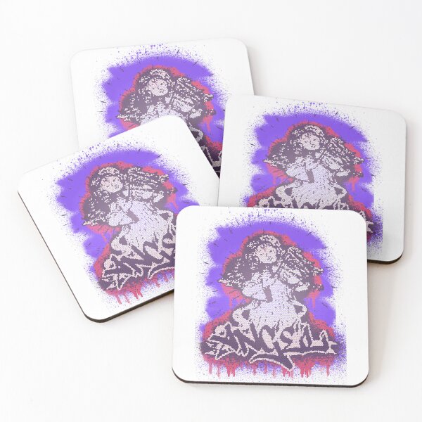 Item preview, Angel with violin music instrument graffiti christain class designed and sold by Halabe art.