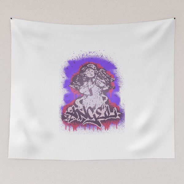 Item preview, Angel with violin music instrument graffiti christain class designed and sold by Halabe art.