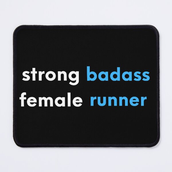 Item preview, Strong Female Badass Runner designed and sold by Runner's High.