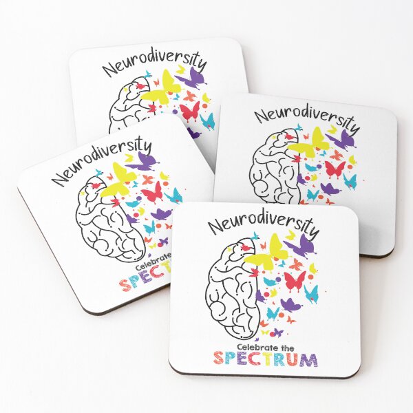 Item preview, Neurodiversity celebrate the spectrum. brain butterflies designed and sold by Dolphi-s.
