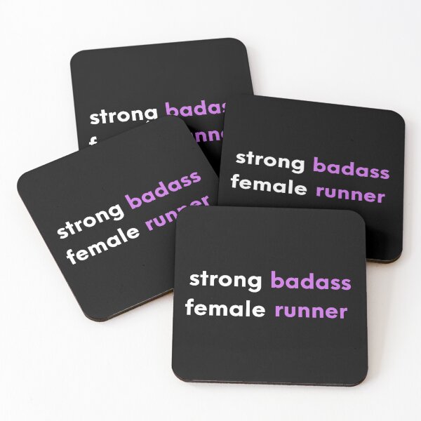 Item preview, Strong Female Badass Runner designed and sold by Runner's High.