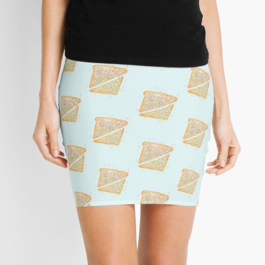 Best Thing Since Fairy Bread - Blue Mini Skirt
