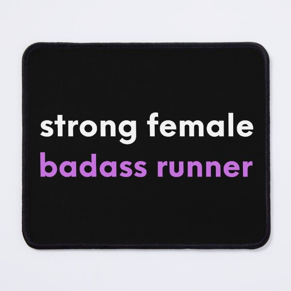 Item preview, Strong Female Badass Runner designed and sold by Runner's High.