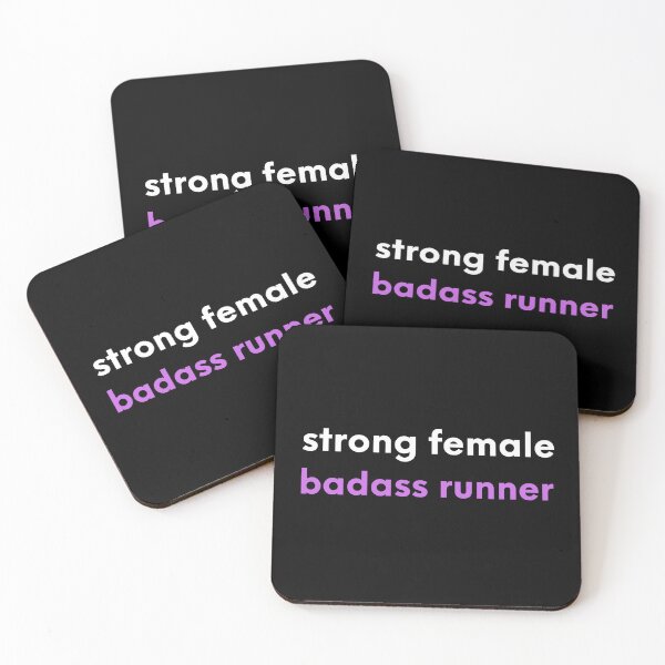 Item preview, Strong Female Badass Runner designed and sold by Runner's High.