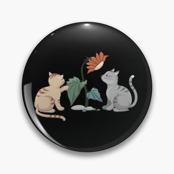 Aperçu de l'œuvre Chat noir avec des fleurs créée et vendue par Munnapd.