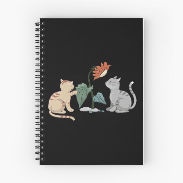 Aperçu de l'œuvre Chat noir avec des fleurs créée et vendue par Munnapd.