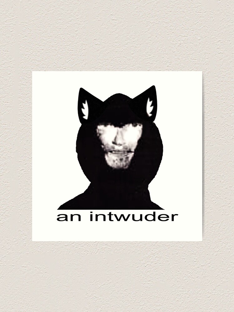 Mandela Catalogue Intruder Cat  Art Print for Sale by da-swag-shop