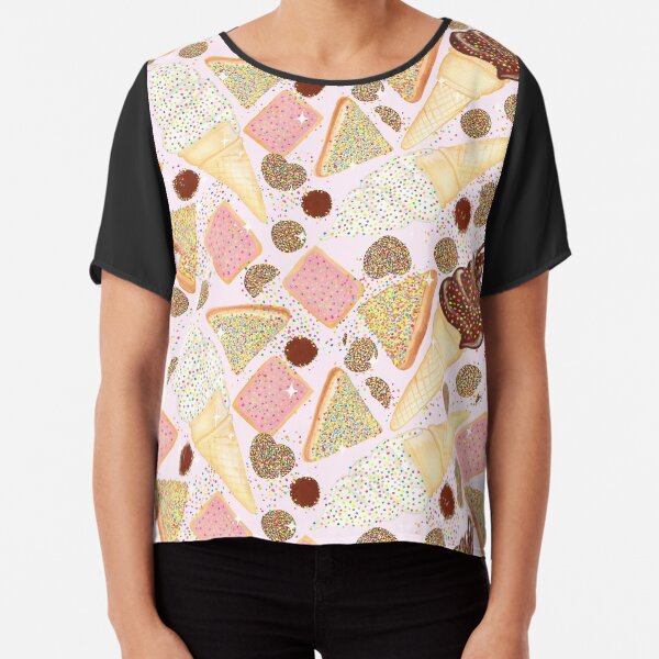 I Love You 100s and 1000s - Pink Chiffon Top