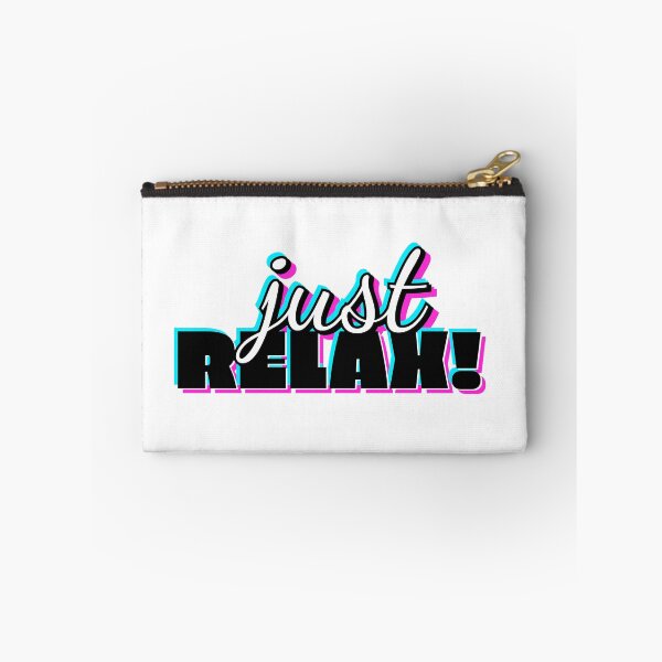 Item preview, Just Relax Word Typography Design designed and sold by BrightLightArts.