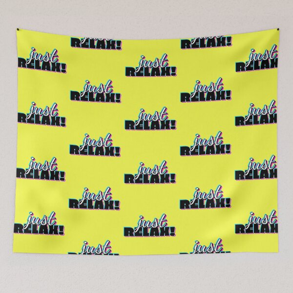 Item preview, Just Relax Word Typography Design designed and sold by BrightLightArts.