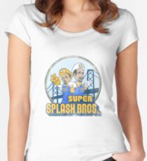 Super Splash Bros Women's Fitted Scoop T-Shirt