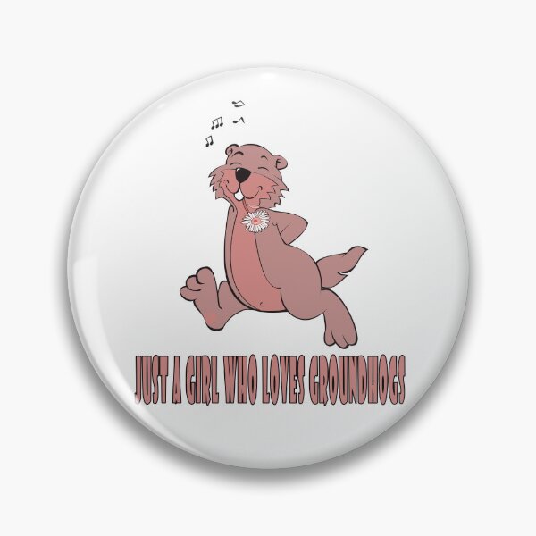 Item preview, Just A Girl Who Loves Groundhogs designed and sold by Soudesign99.