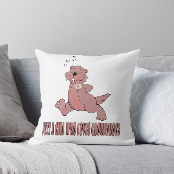 Item preview, Just A Girl Who Loves Groundhogs designed and sold by Soudesign99.