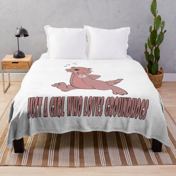 Item preview, Just A Girl Who Loves Groundhogs designed and sold by Soudesign99.
