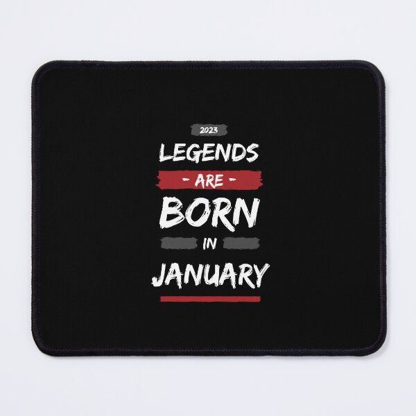 Item preview, Legends Are Born In January - January Born Birthday Wishes designed and sold by JakNJill.