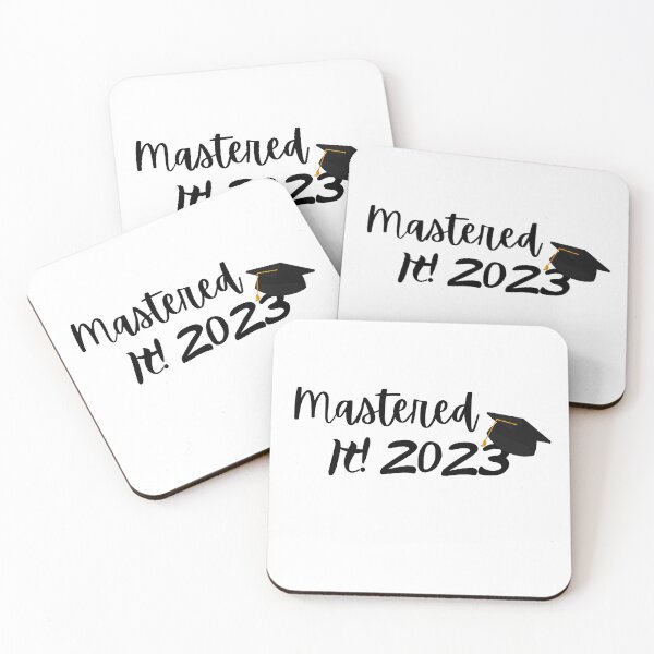 Item preview, Mastered it 2023, Graduation, master degree, education,celebration designed and sold by redsh2564.