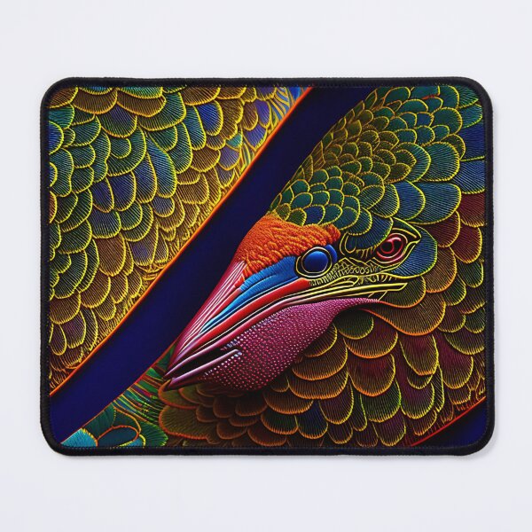 Item preview, Everybirdy golder birds pattern Embroidered 05_S60" designed and sold by CreArtorium.