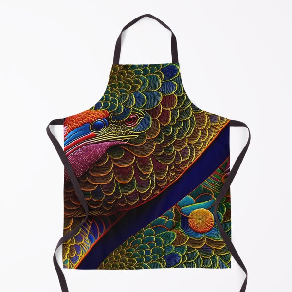 Item preview, Everybirdy golder birds pattern Embroidered 05_S60" designed and sold by CreArtorium.