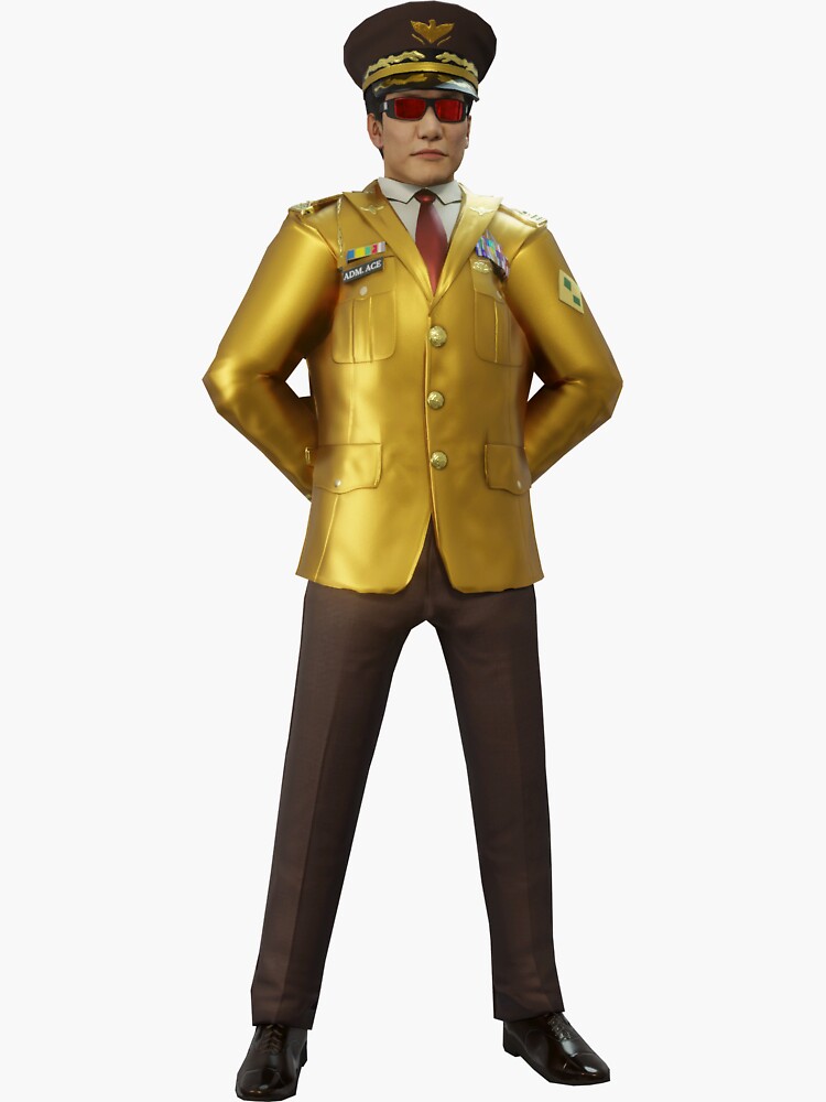 "Ace gold population one character" Sticker for Sale by popnchicken