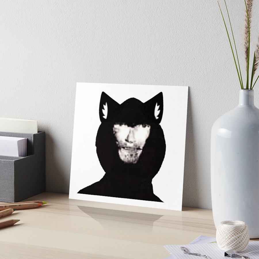 Mandela Catalogue Intruder Catboy [transparent] Art Board Print