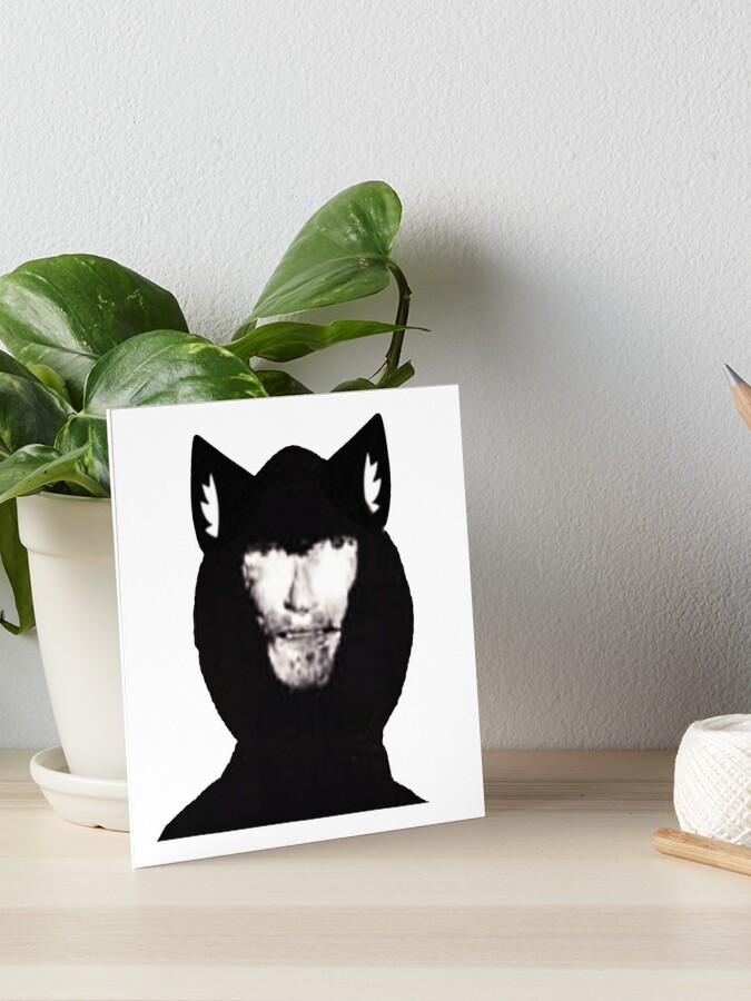 Mandela Catalogue Intruder Catboy [transparent] Art Board Print
