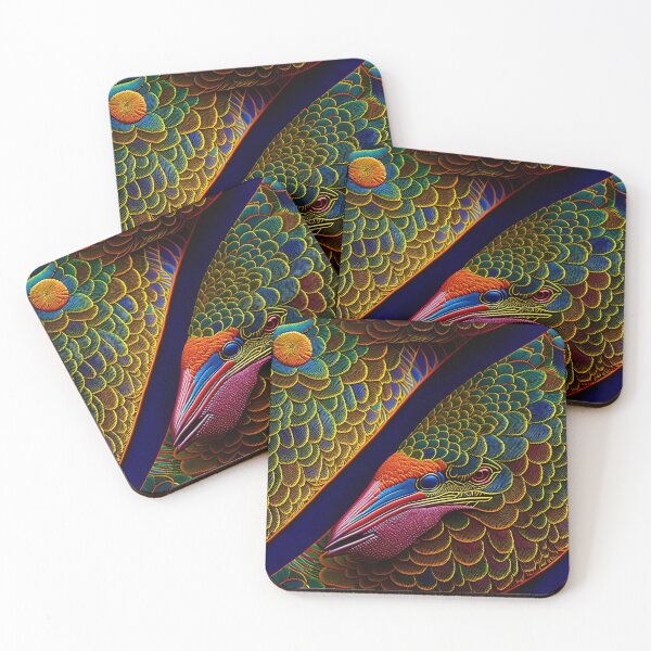 Item preview, Everybirdy golder birds pattern Embroidered 05_S60" designed and sold by CreArtorium.