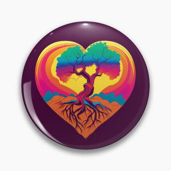 Item preview, Abstract Landscape Heart Tree #3 designed and sold by PhiloSophyEye.