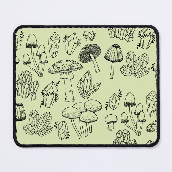 Item preview, Cottagecore Goth Mushroom Fungi Crystals: Witchy Mycology, Vintage Grunge Fairycore, Forest Themed Goblincore designed and sold by MinistryOfFrogs.