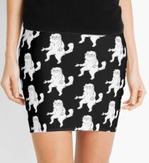 Persian Cat Room Guardian Design Mini Skirt